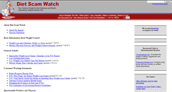 Desktop Screenshot of dietscam.org